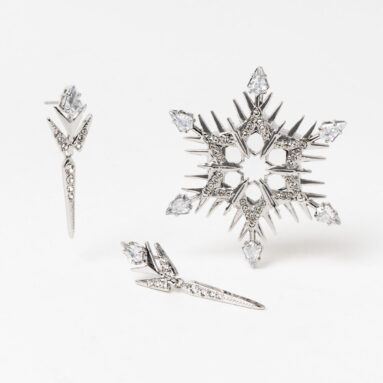 Brilliant Gift – Disney Frozen Snowflake Locket + Earring Set – Think Goodness