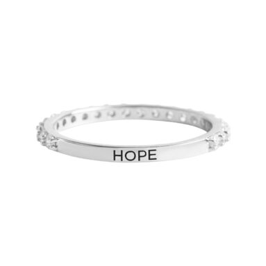 Ideal Gift – "Hope" Stackable Ring – Think Goodness