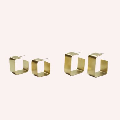 Betsy & Iya Wide Square Hoops: My New Statement Piece