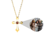 Splendid Photo Jewelry Gift – Yours In Faith Cross Photo Necklace