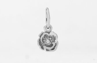 Stunning Gift – August Poppy Birth Flower Pendant – Think Goodness