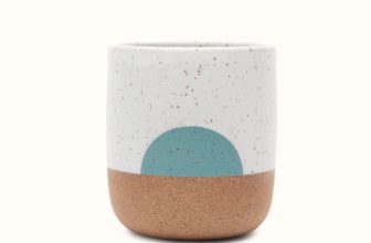 White Moonrise Wolf Cup